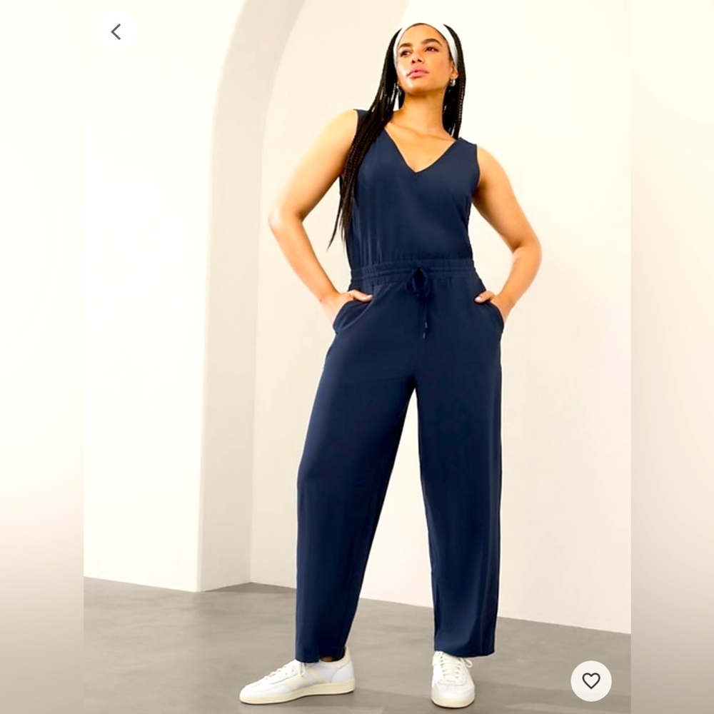 Athleta Avenue Jumpsuit Navy